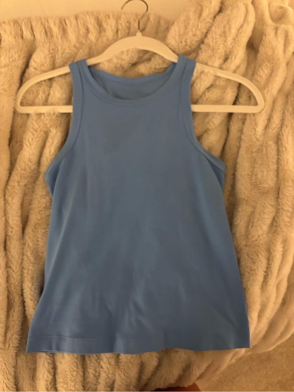 lululemon athletica Light Blue High-Neck Tank